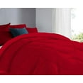 thumbnail image 4 of 5 Piece Luxury U Shape Pattern Comforter By D.N.G. BEDDINGS Set Premium Super Soft, 1000 Thread Count 100% Egyptian Cotton Twin/Twin XL Size Red Color, 4 of 9