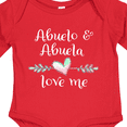thumbnail image 4 of Inktastic Abuelo and Abuela Love Me- Heart Grandchild Boys or Girls Long Sleeve Baby Bodysuit, 4 of 5