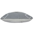 thumbnail image 3 of LR Home Ox Bay Hand-Woven Gray/Yellow Geometric Cotton Blend Pillow Cover, 3 of 7