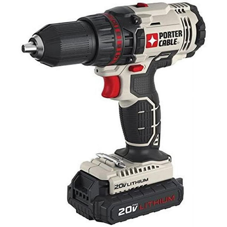 Restored PORTER CABLE 20V MAX Cordless Drill Combo Kit and Impact Driver 2 Tool PCCK604L2 Refurbished Walmart