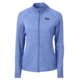 thumbnail image 2 of Women's Cutter & Buck  Heather Royal Pitt Panthers Adapt Eco Knit Heather Recycled Full-Zip Jacket, 2 of 3