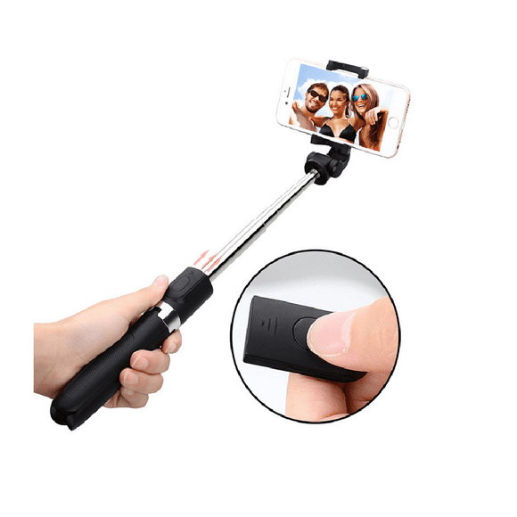 Baston Selfie con Tripie Gadgets and Fun con tripie y control bluetooth desmontable