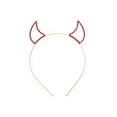 thumbnail image 2 of Western Fashion 71164-G Devil Horn Hairband, Gold, 2 of 2
