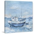 thumbnail image 3 of Simple Boat Painting Print on Wrapped Canvas, 3 of 7