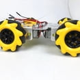 thumbnail image 4 of Kits de chasis de coche inteligente Robot 4WD con Motor, acoplamiento, ruedas Mecanum para la Educación DIY Kit de coche inteligente Robot para, 4 of 7