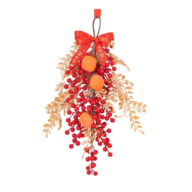 Decoraciones de año Nuevo Chino para la entrada, colección de regalos decorativos con lazo, decoración del hogar, adorno colgante para Festival de Estilo A Macarena Colgante de año nuevo
