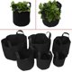 thumbnail image 3 of (Bolsa de cultivo de plantas de 25 x 30 cm y 5 galones, bolsa de cultivo de plantas de un galón, negra, para vegetales, flores, aireación, maceta, contenedor adecuado para cultivar vegetales o, 3 of 5