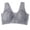 Gray, variant on Bras for Older Women Front Close, 5d Shaping Push Up Seamless No Trace Beauty Back Sports Anti-Saggy Comfy Bra