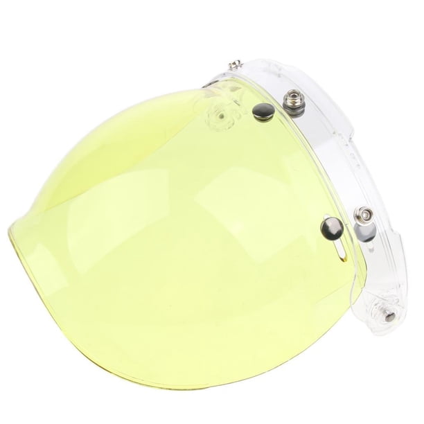 Riwesomey Visera de protección contra el viento con burbujas de 3 broches para cascos de motocicleta Bonanza Biltwell 6 Accesorios para motos