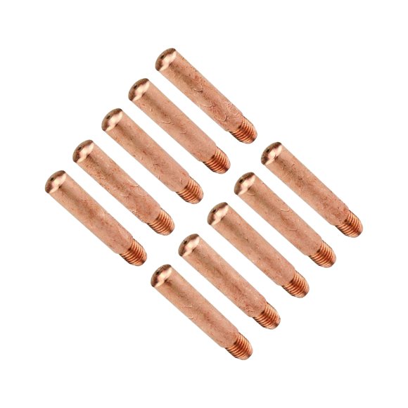Contact Tip 14H-35 Tweco Style Heavy Duty/250&400A/0.035'' Fit Lincoln Magnum 200 300 400 Or Tweco No.2-No.4 Mig Torch, 10 Pieces per Bag, 2 Pack