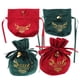 thumbnail image 2 of 4 bolsas navideñas de terciopelo con cordón, bolsas de regalo navideñas con campana, bolsas de dulces para fiestas de Navidad, recuerdos de boda, cumpleaños y fiestas., 2 of 7