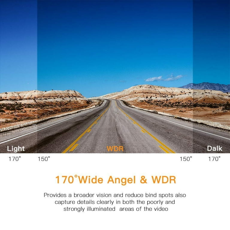 APEMAN 1080P Car Camera Driving Recorder Night Vision 170° Wide Angle –  Apeman US