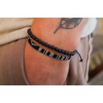 thumbnail image 4 of 2x Boho Surfer Bracelet Set Women & Men - Handmade Summer Beach Bracelets - Adjustable & 100% Waterproof - Festival Accessories - Beaded & Braided (Tiger-Eyes & Safari), 4 of 5