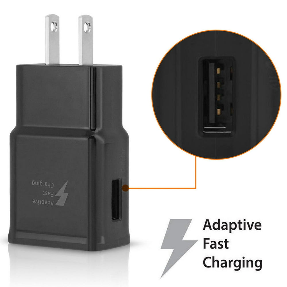 9V 2A Adaptive Fast Rapid Charging Wall Charger US Plug For Samsung