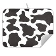 thumbnail image 3 of Black White Cow Print Pattern Drying Dish Mat Quick Drying Absorbent Soft Durable for Kitchen 18" x 24", 3 of 10