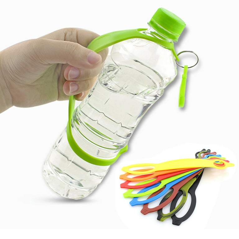 SPRING PARK Outdoor Camping Hiking Silicone Water Bottle Belt Holder Safety  Buckle Holder Strap Drink