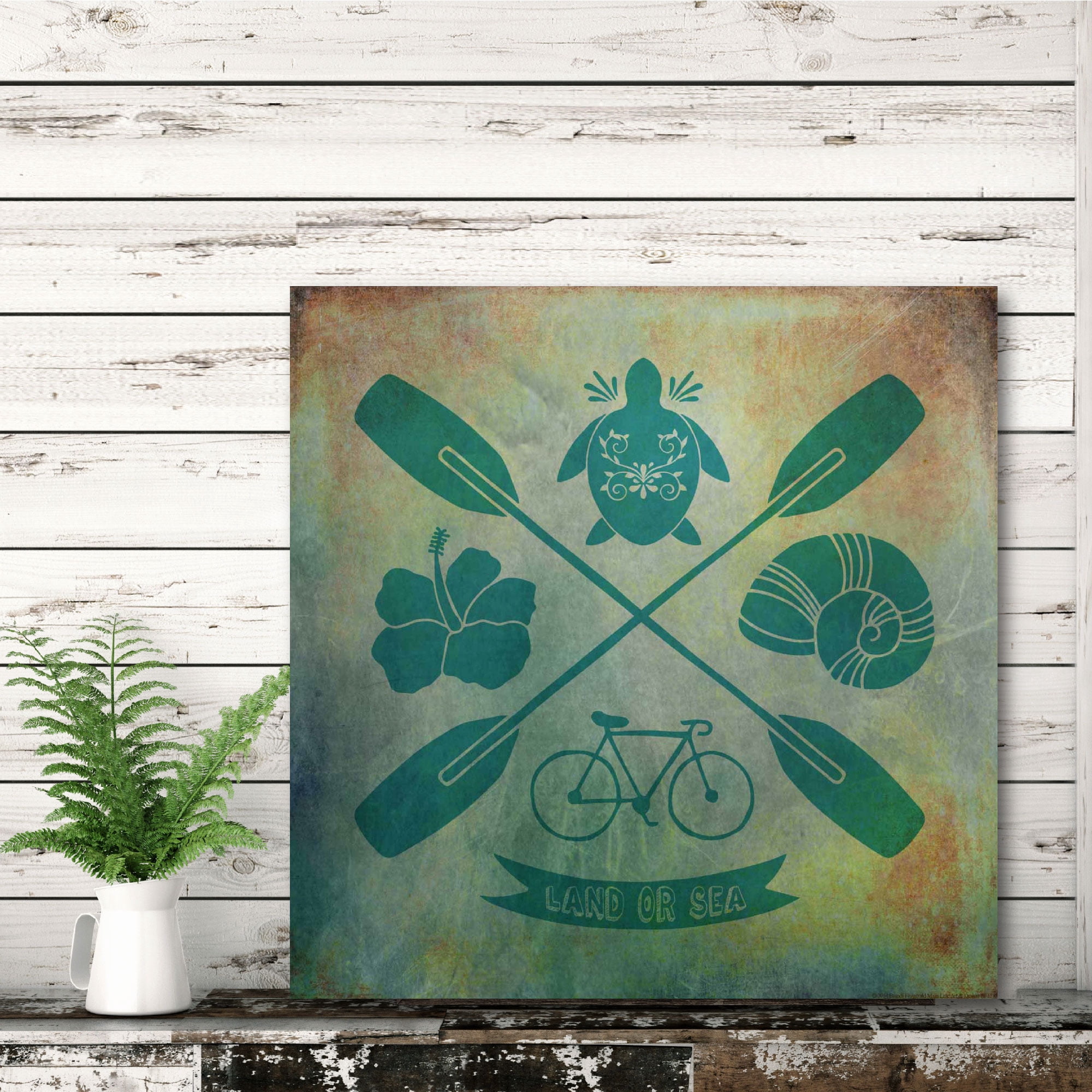 Land or Sea Gallery-Wrapped Canvas Wall Art, 16x16