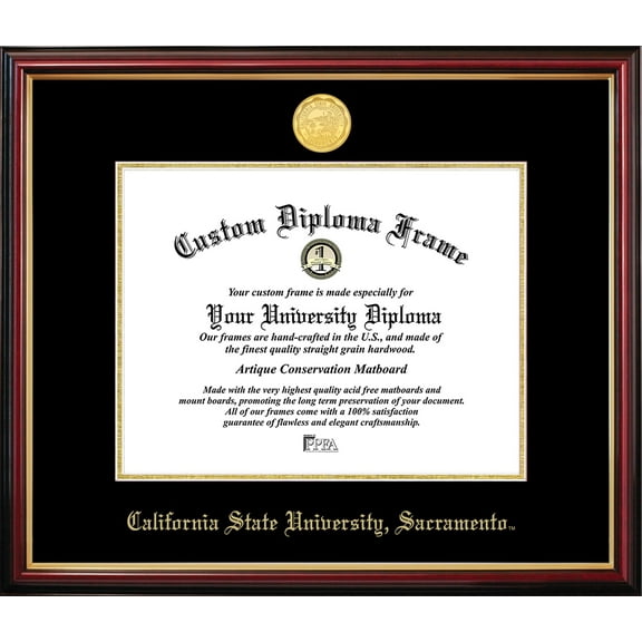 Cal State Sacramento Petite Diploma Frame