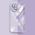 thumbnail image 4 of Feishell for iPhone 14 Pro Max Slim Case,Luxury Crystal Clear with Camera Lens Protector Hard PC+Soft TPU Silicone Bumper Shockproof Drop Protective Anti-Yellowing Back Phone Cover.Purple, 4 of 9