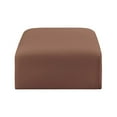 thumbnail image 6 of Meridian Furniture Arc Cognac Vegan Leather Ottoman, 6 of 7