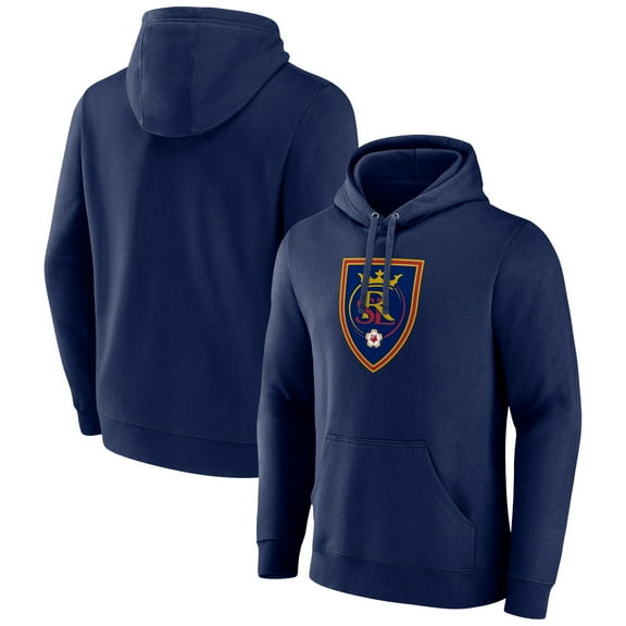 Men's Navy Real Salt Lake Official Logo Pullover Hoodie