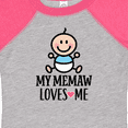 thumbnail image 4 of Inktastic My Memaw Loves Me Baby Boy Boys Baby Bodysuit, 4 of 5
