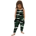 thumbnail image 1 of QISIWOLE Halloween Jumpsuit Gift for Toddler Baby Girl Spaghetti Straps Romper Cute Pumpkin Graphic One Piece Outfit,clearance under 10, 1 of 4