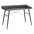 thumbnail image 1 of Monarch Specialties Computer Desk, Home Office, Laptop, Storage Shelves, 48"l, Work, Metal, Laminate, Grey, Black, Contemporary, Modern, 1 of 4