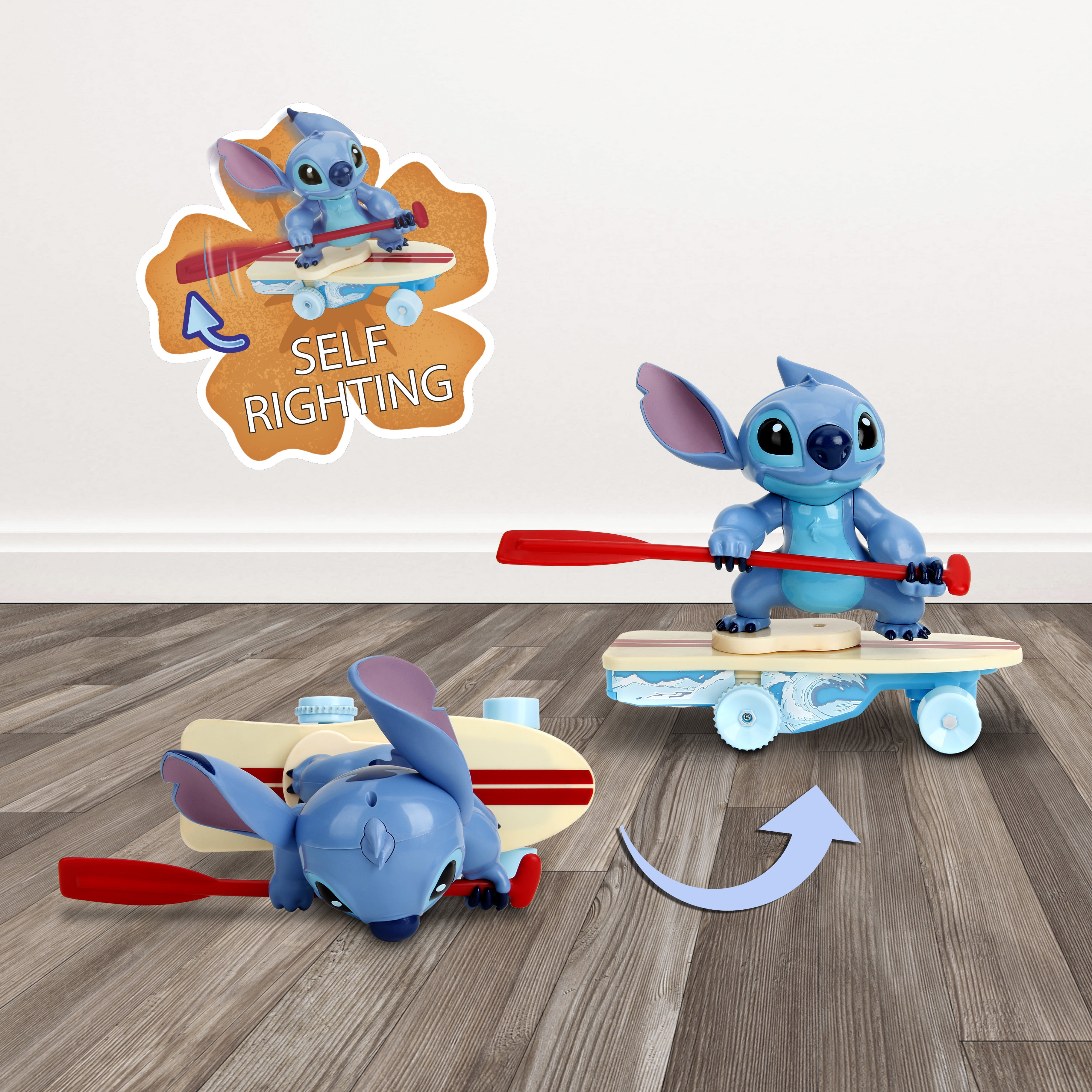 Jada Toys Radio Control Car with 360 Spin, Disney Lilo and Stitch, Ages 3 and up