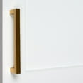 thumbnail image 3 of GlideRite 5 in. Center Solid Square Bar Cabinet Pull, Brass Gold, 3 of 3