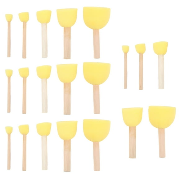 Paint Tools,20pcs Sponge Brush Set Sponge Paint Brush Sponge Brush Set Custom Engineered