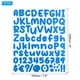 thumbnail image 2 of Uxcell Letras y Números de Alfabeto Stickers, 6 Hojas de Calcomanías Autoadhesivas, Azul Claro, 2 of 6