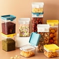thumbnail image 3 of Kearding Tanque de alimentos sellado de plástico transparente a prueba de humedad, caja de almacenamiento de mantenimiento fresco, contenedor Type2 NO2, 3 of 6
