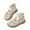White, variant on Black Girls Platform Sandals With Sparkle Details And Durable Sole, Perfect For Summer And Casual Wear, Made From Synthetic Leather