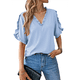 thumbnail image 1 of Tops de Verano para Mujer Azul L, 1 of 4