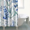 thumbnail image 4 of Waterproof Beautiful Colorful Floral Shower Curtain 72x72 Inch Boho Style Polyester Unique Shower Curtain for Bathroom Hotel Home Decor with 12 Plastic Hooks, 4 of 5