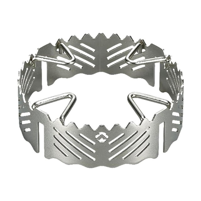 portátil para acampar Soporte Utensilios de cocina Antideslizante Durable Cocina Quemador Soporte Parabrisas Estante para cocinar al aire libre Soledad Soporte de horno de campamento