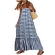 thumbnail image 1 of Lucakuins Mujer Slip Maxi Vestido Boho Verano Suelto Spaghetti Strap Vestido de Fiesta para Playa Streetwear Lucakuins  moda, 1 of 4