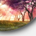 thumbnail image 3 of Designart 'Cherry Blossoms Japan Garden' Disc Landscape Metal Circle Wall Art, 3 of 5
