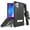 Black, variant on Case with Clip for iPhone 11 Pro, Tri-Shield [Military Grade] Rugged Cover with Metal Kickstand [Includes Wrist Strap Lanyard + Belt Hip Holster] for Apple iPhone 11 Pro (2019, 5.8" Model)