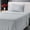 Light Grey, variant on Utopia Bedding Full Sheet Set - Jersey Knit Sheets 4 Piece Cotton Soft T-Shirt Stretchy Sheets Heather Dark Grey