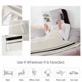 thumbnail image 4 of Halloween Boo Cowweb Black Striped Retro Linen Texture Throw Flannel Blanket 50x60In Super Soft Cozy Bed Blanket, Lightweight Plush Fuzzy Bed Throw for Bedroom Sofa Couch Living Room, 4 of 4