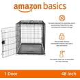 HeavyDuty Metal Wire Dog Crate, 48Inch, Single Door Ideal for Giant