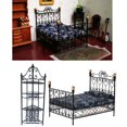 thumbnail image 4 of Muebles de metal CUTICAT Cama Doble Almacenamiento Rack Set para dormitorio estilo retro Europeo 1/12, 4 of 8