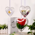 thumbnail image 5 of 10 piezas de bolas de plástico transparente abiertas para adornos navideños, adornos transparentes para fiestas de Navidad, cajas de regalo para niños, 5 of 5