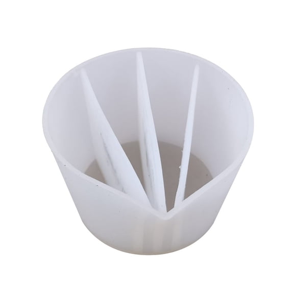 LUDJSKZ Clearance Silicone Split Cups Reusable Resin Mixing Cups with 2-5 Channels Dividers Paint Supplies,Fluid Art for Resin Crafts,Acrylic Paint Pouring Drawing White 1Pcs