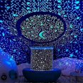 thumbnail image 1 of Remote Control And Timer Design Seabed Starry Sky Rotating Led Star Projector For Bedroom, Night Light For Kids, Night Color Moon Lamp For Children Ba, 1 of 5