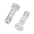 thumbnail image 5 of Stainless Steel M10x1.0 Metric Thread Double Banjo Bolt Brake Fitting Adapter for Motorcycle Car, 5 of 5