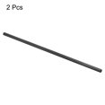thumbnail image 3 of 2Pcs Carbon Fiber Tubes 10 x 12 x 420mm Matte Surface Rod 3K Roll Wrapped Carbon Round Tubing for RC Airplane, 3 of 5