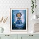 thumbnail image 2 of Cuadros Decorativos Kit de pintura de diamantes Girl Elf Sprite 5D Regalo de imagen de diamantes de imitación especial parcial Ehuebsd Nuevos Originales, 2 of 8